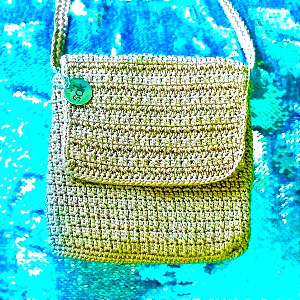 The Sak Tan Crossbody Bag Great Condition Like New
